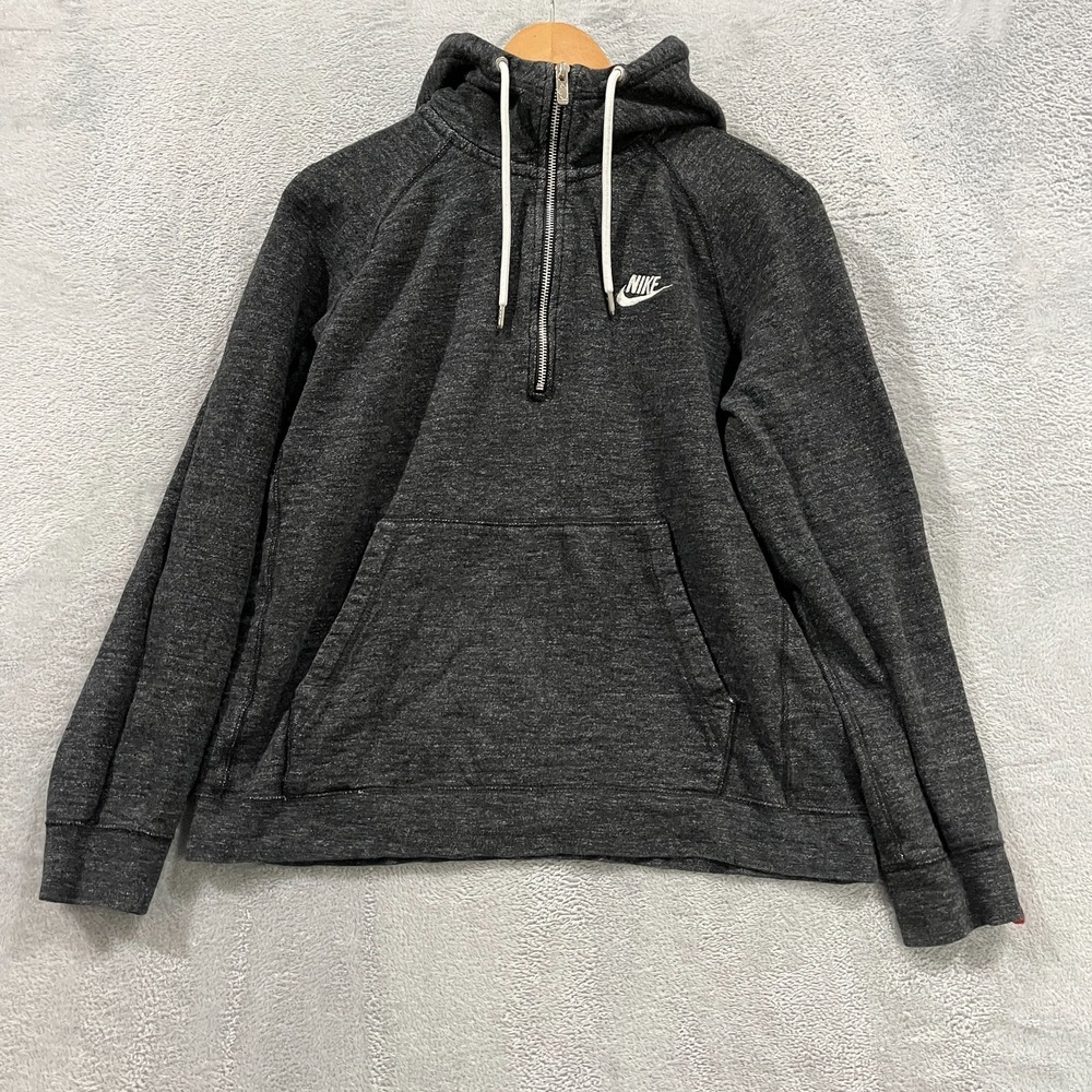 Nike Hoodie Men Medium Half Zip Pullover Swoosh Athletic 805172-032
